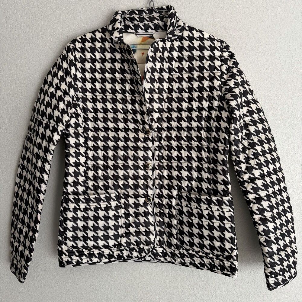 Bosideng Womens Houndstooth Down Jacket Size XS